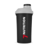 7Nutrition Shaker 700ml - black Black