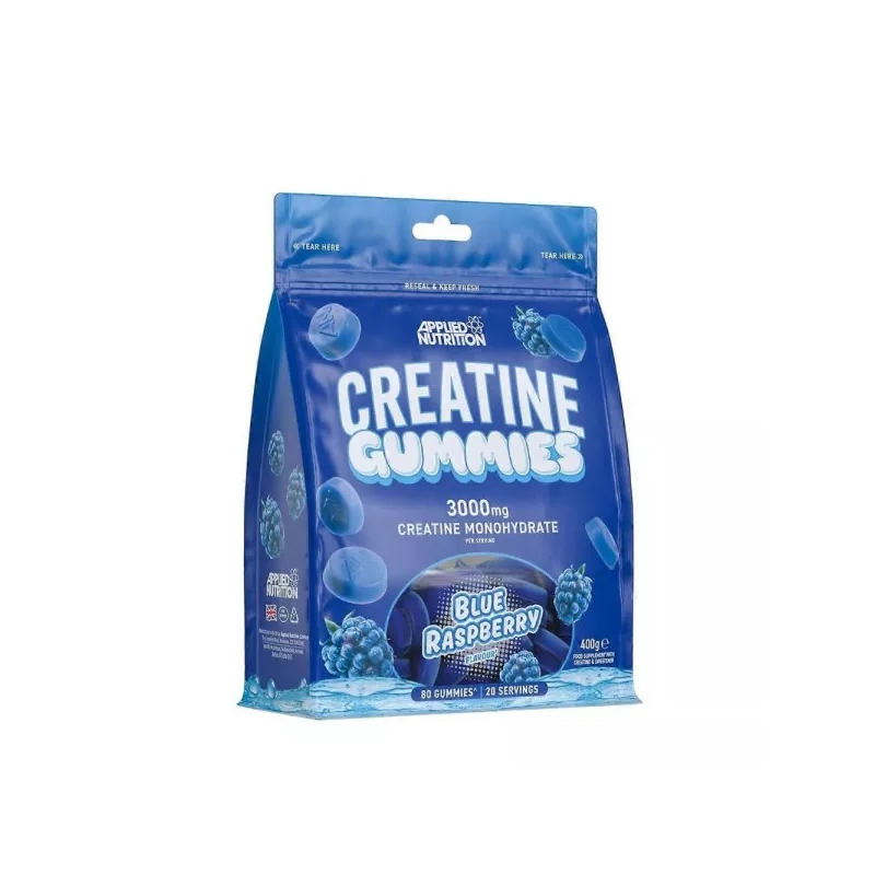 Creatine Gummies 80 gominolas Blue Raspberry